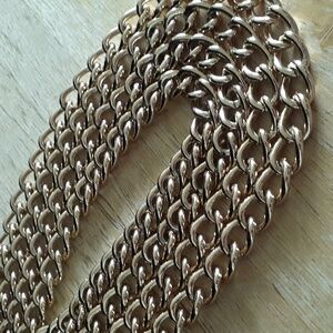 NWOT Replacement Gold Chain Purse Strap AA103